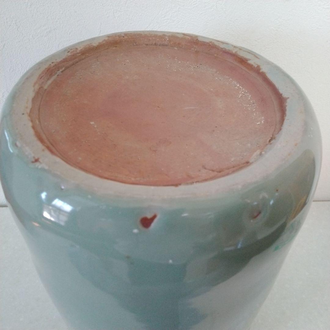 江戸後期 鍋島焼 青磁 獣面 手あぶり 火鉢 19世紀頃 磁器 古美術 骨董