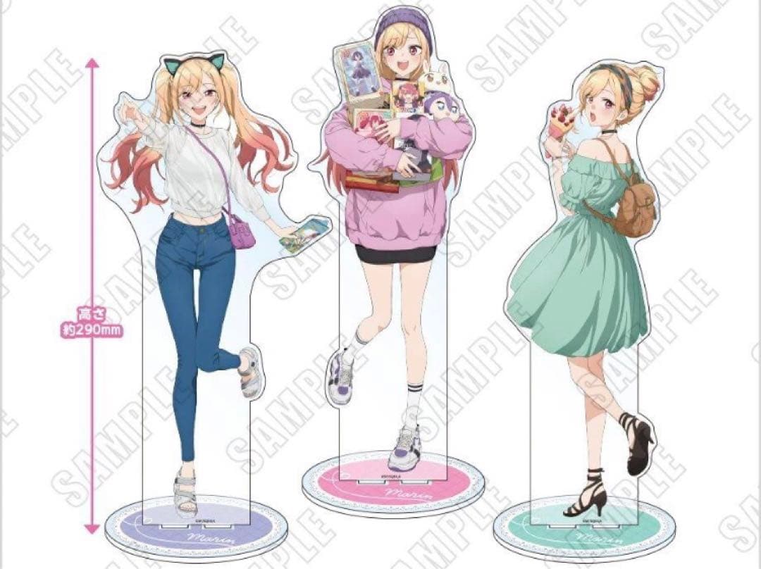 ファントエス その着せ替え人形は恋をする BIGアクリルスタンド バッジ コンプ