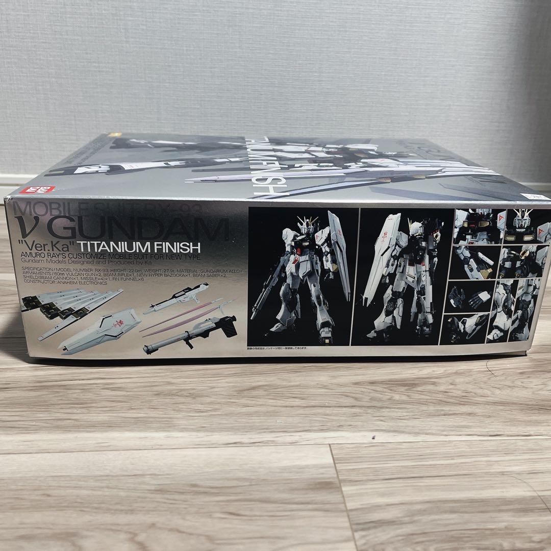 【新品未組立】MG RX-93 νガンダム✨Ver.Ka チタニウムフィニッシュ