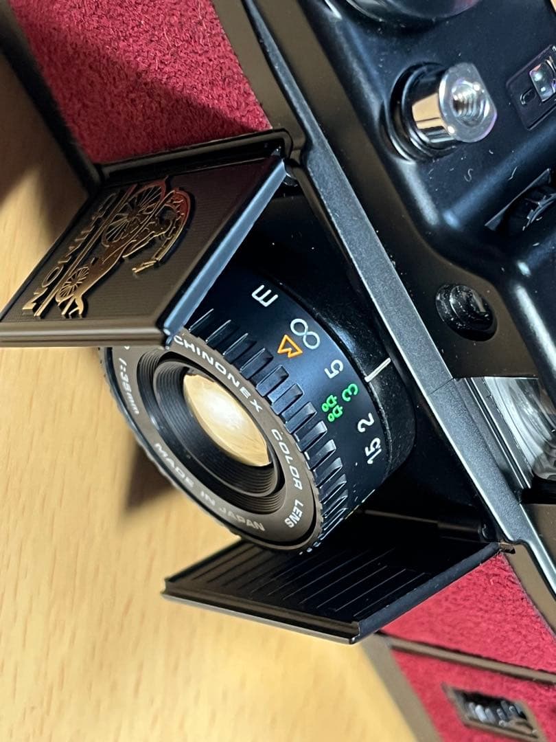 チノンベラミ 蛇腹式 フィルムカメラ ストロボ付・ケース有
