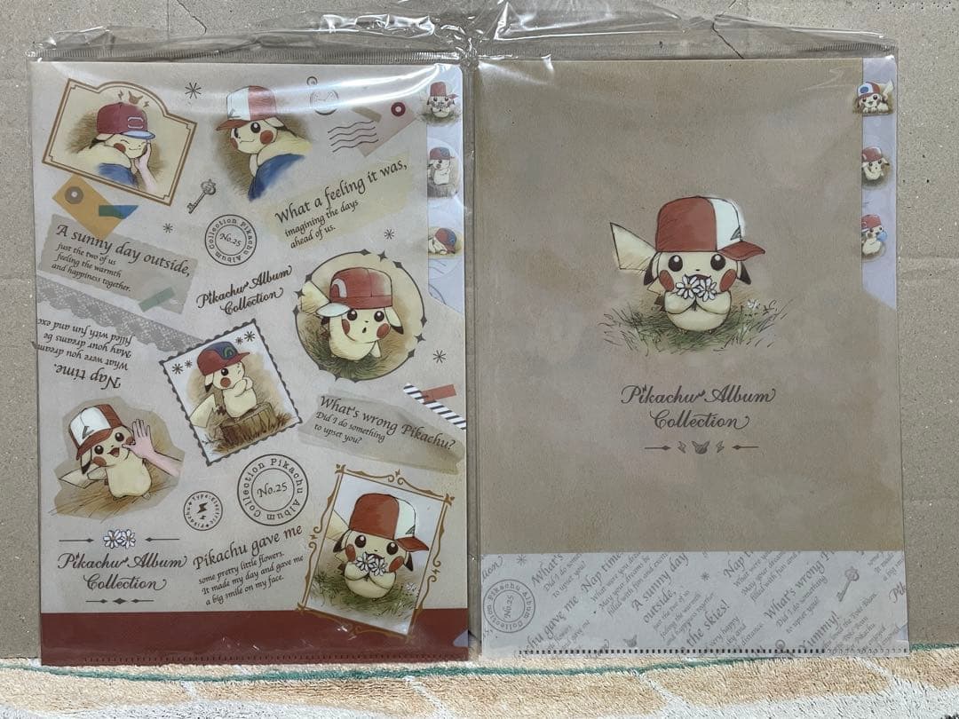 ポケモンセンター ピカチュウ クリアファイル&フィギュア セット