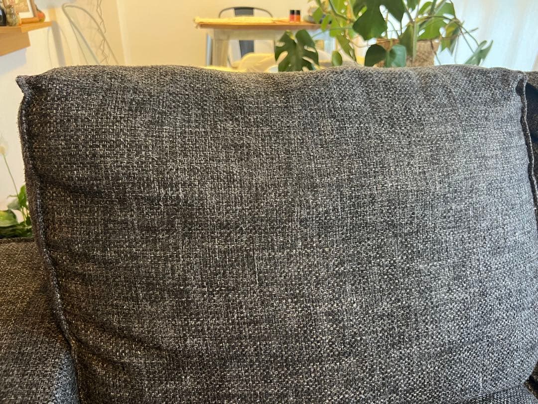 【noce】ダークグレー 2人掛けソファ【8/1までの出品】