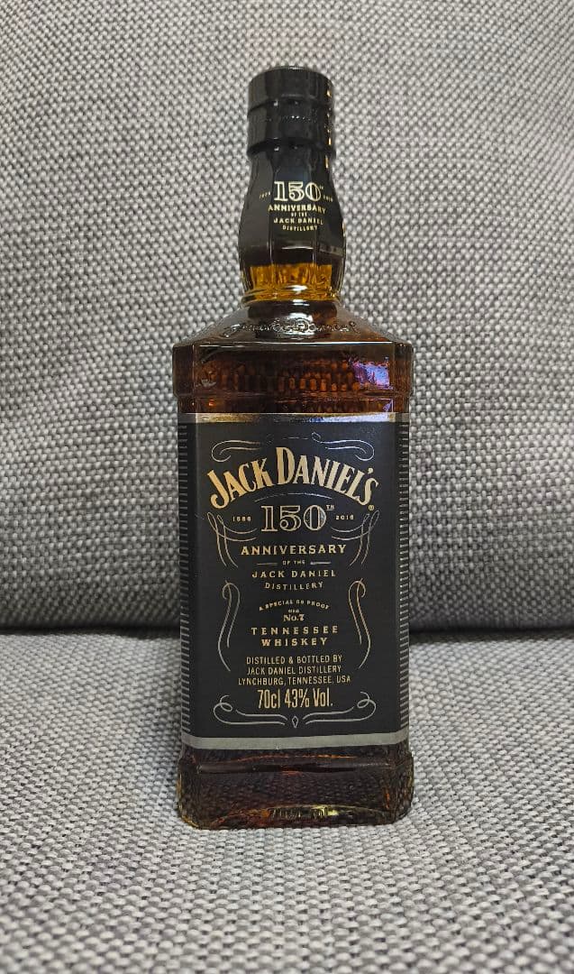 【希少・限定】ジャックダニエル 150周年記念ボトル 700ml 43%