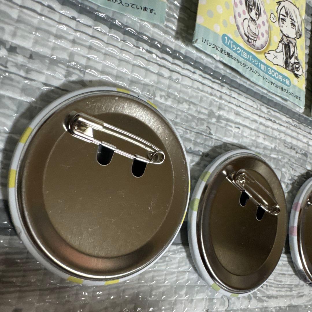 【3点】　ヘタリア　キャラバッジコレクション