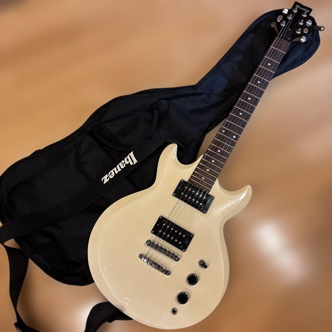 Ibanez GAX-50WH 専用ストラップ ソフトケース 新品弦張替済