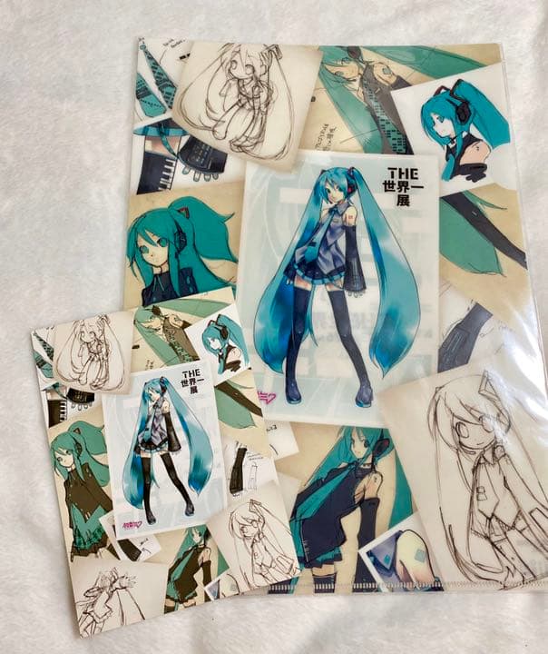 【ポストカード付き】The 世界一展 初音ミク KEI クリアファイル