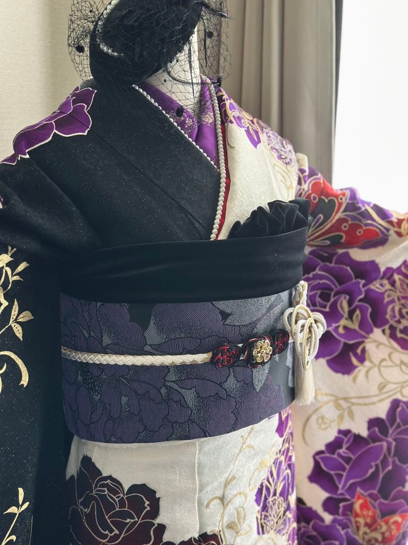 華やかな花柄振袖セット