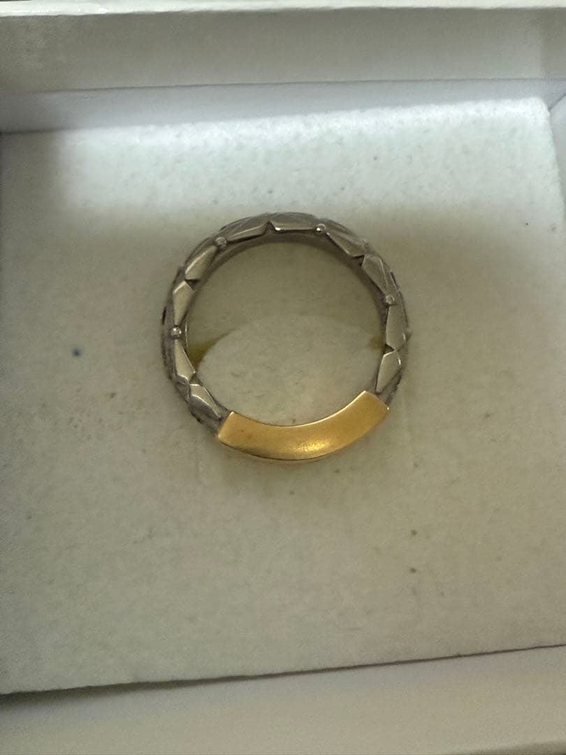 Maison Margiela リング ゴールドシルバー 19号