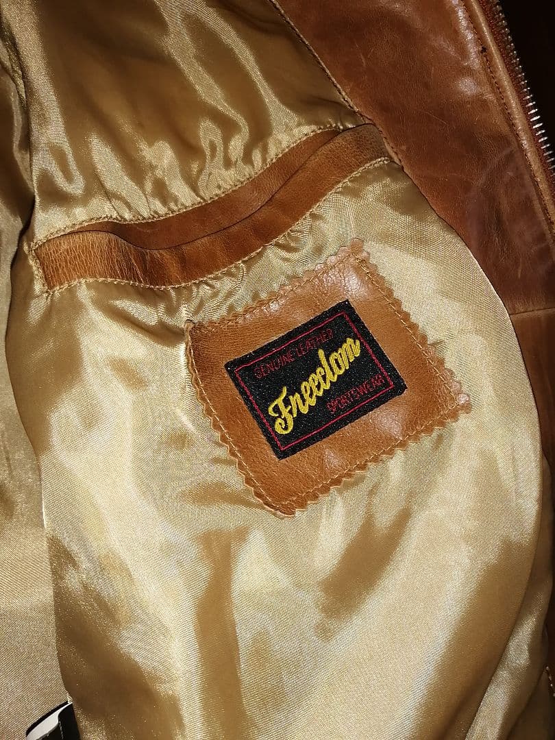 トットタトゥー柄 山羊革 レザージャケット