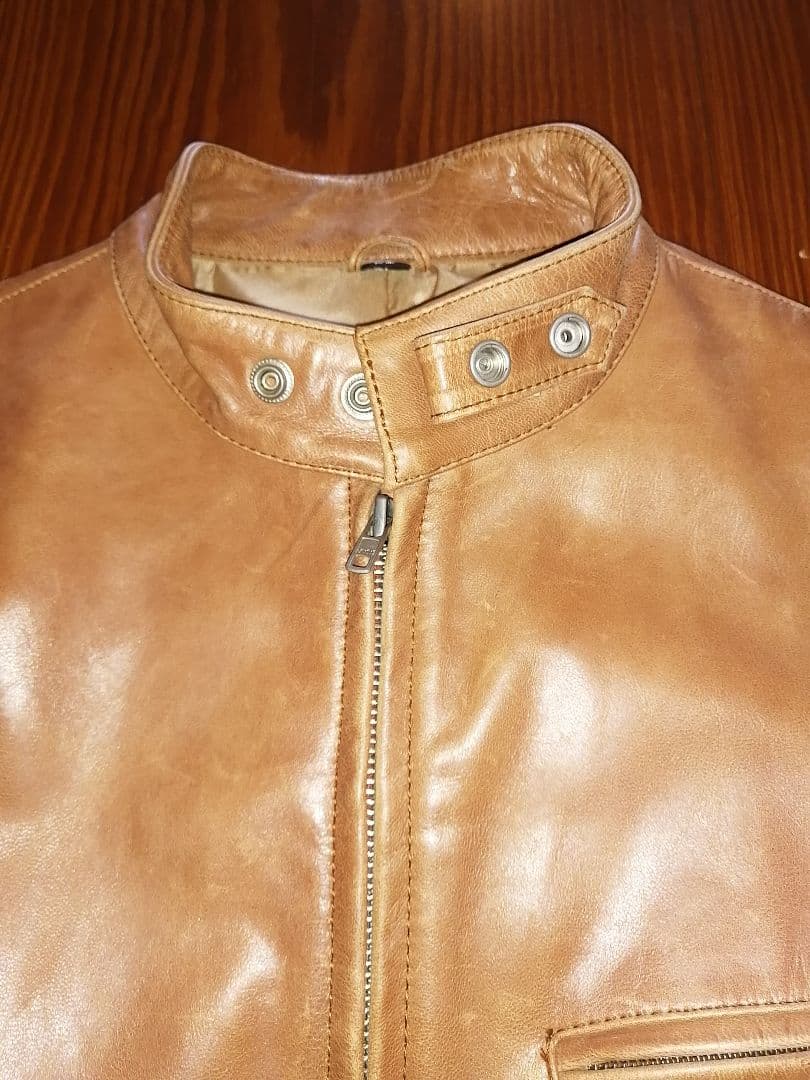 トットタトゥー柄 山羊革 レザージャケット