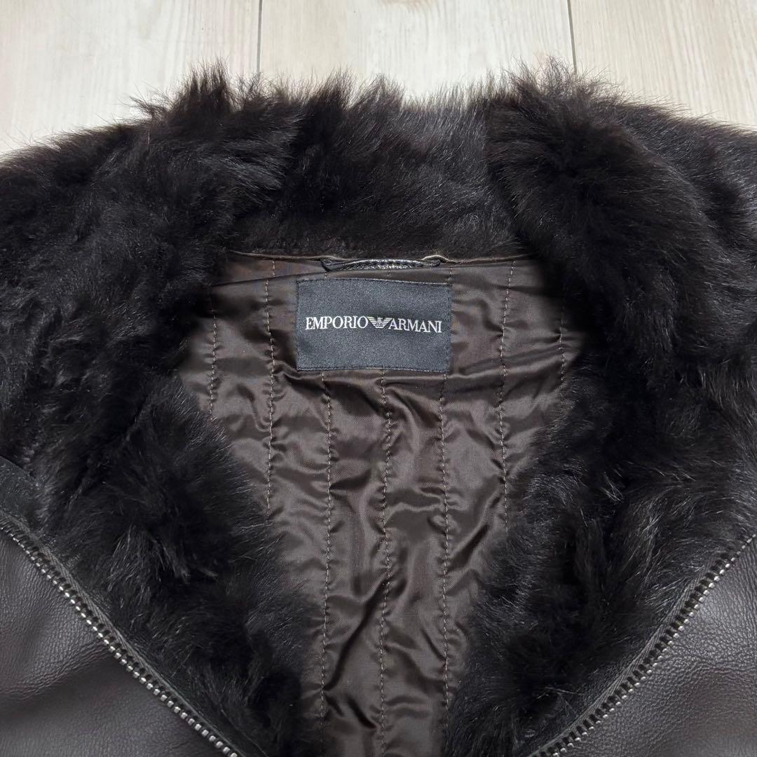 Emporio Armani 06AW ファー レザージャケット