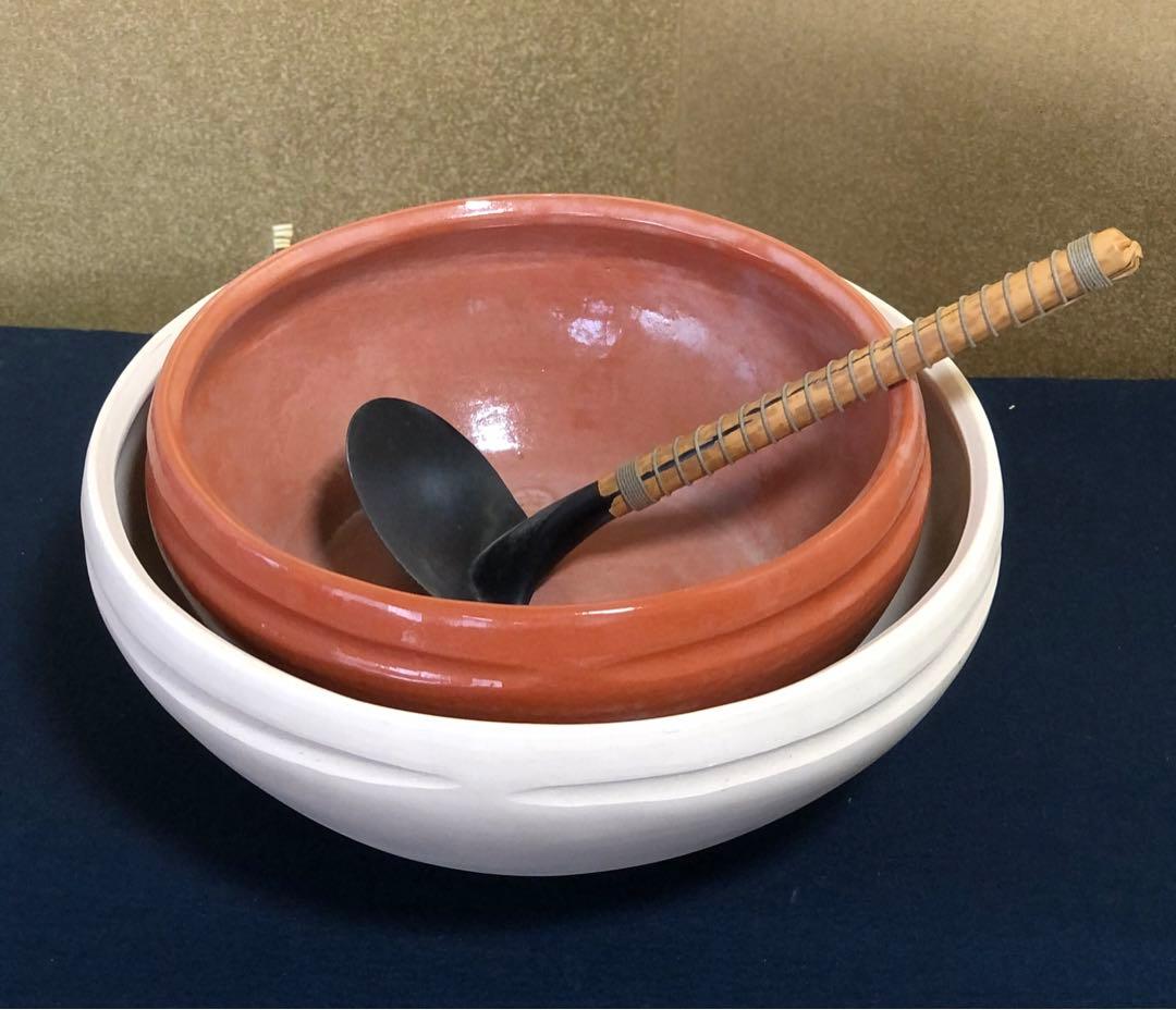 《R》茶道具 半田焙烙セット 赤楽 巴半田 桂 底取 251222か2