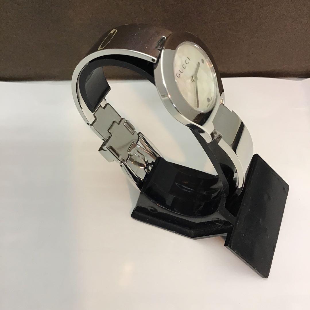 ‼️GUCCIグッチ‼️ステンレスブレスタイプ　6700Lサファイアクリスタル 時計