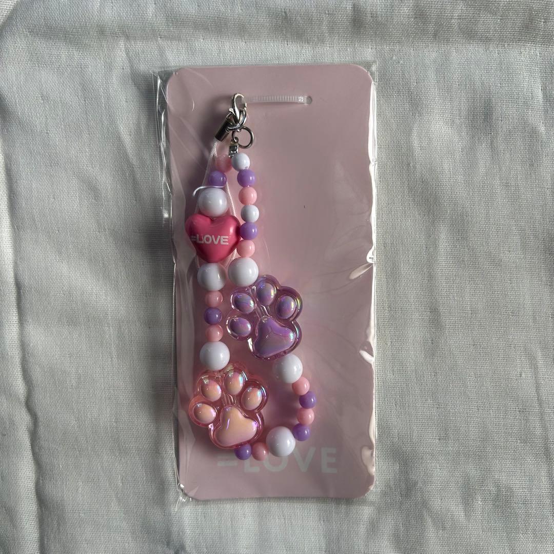 ＝LOVE イコラブ ビーズストラップ 猫衣装