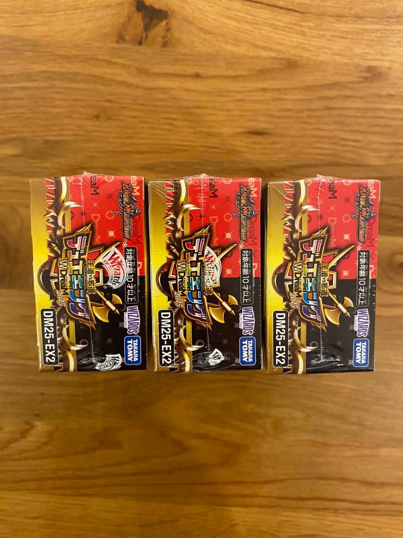 新品未開封 デュエルマスターズ デュエキングWDream2025 3BOX