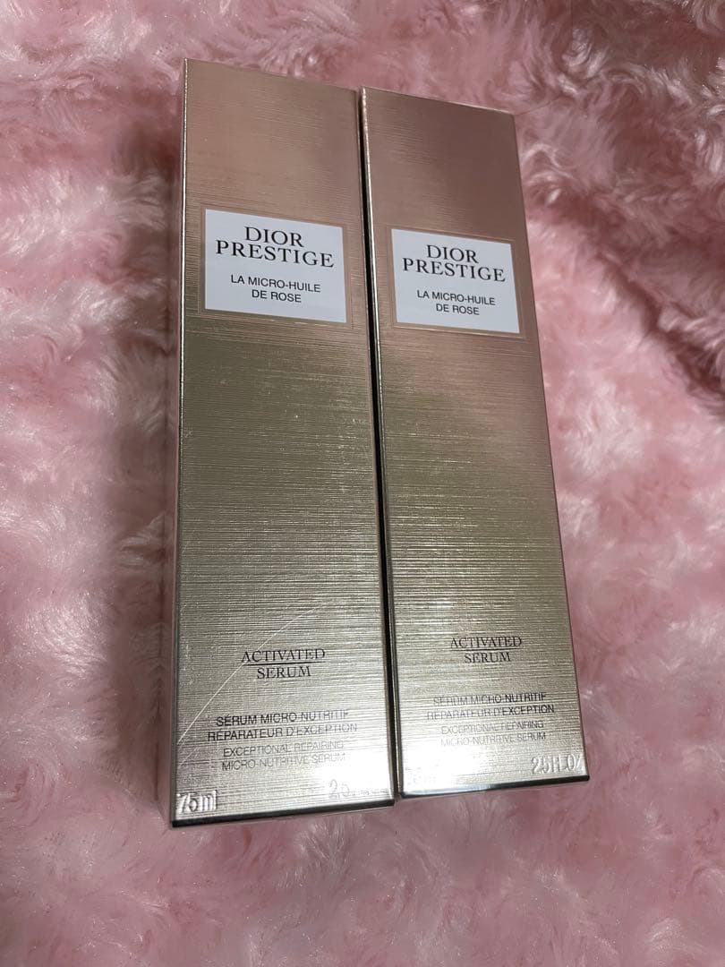 ディオールプレステージマイクロユイルRセラム75ml 2本セット