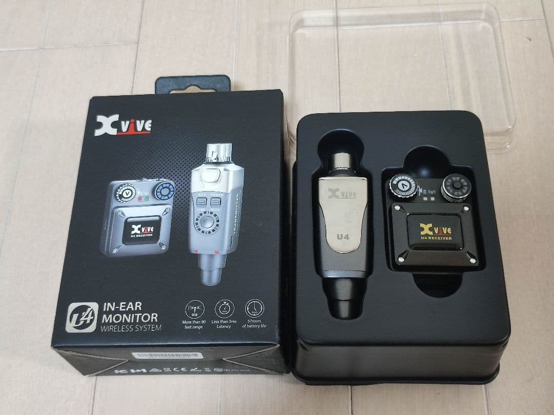 Xvive U4 ワイヤレスインイヤーモニターシステム