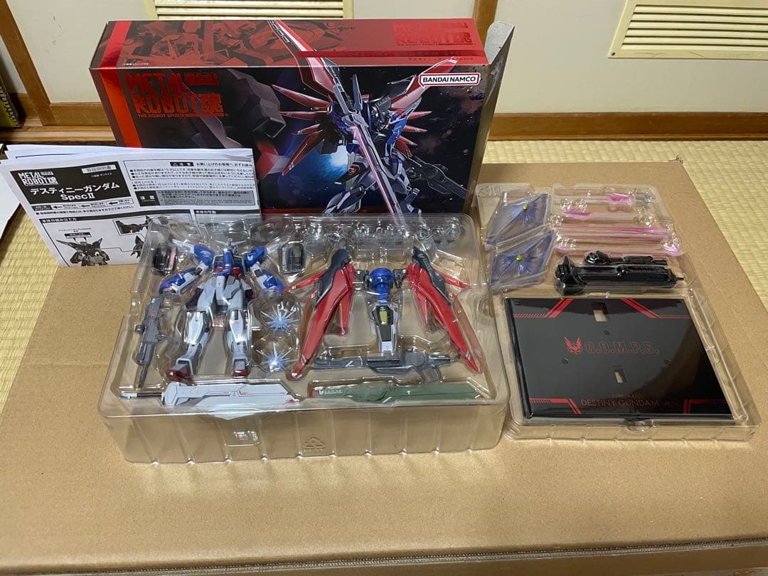 メタルロボット魂〜デスティニーガンダムSPEC2、ゼウスシルエット、光の翼〜3点