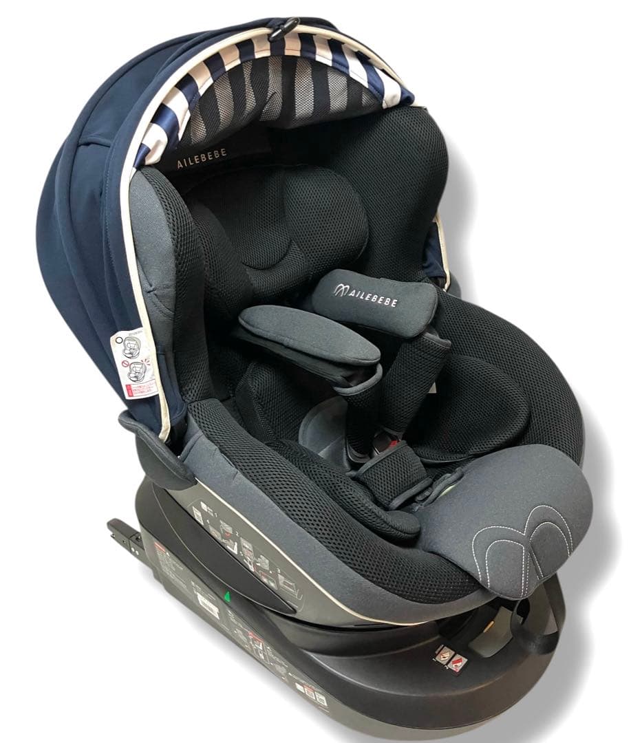 美品 送料無料 エールベベ クルットi エアーメッシュ フィールネイビー