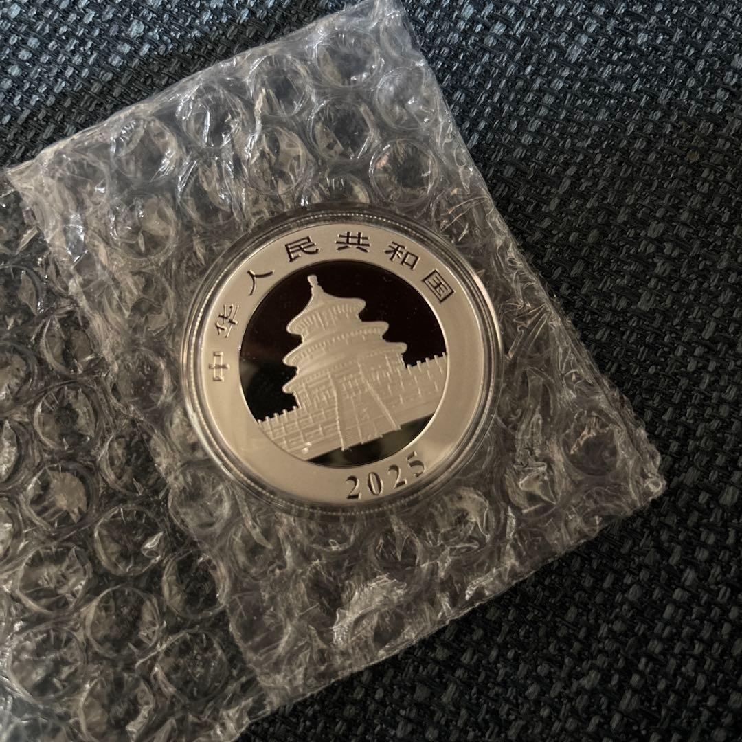 純銀　2025 中国　パンダ　30g