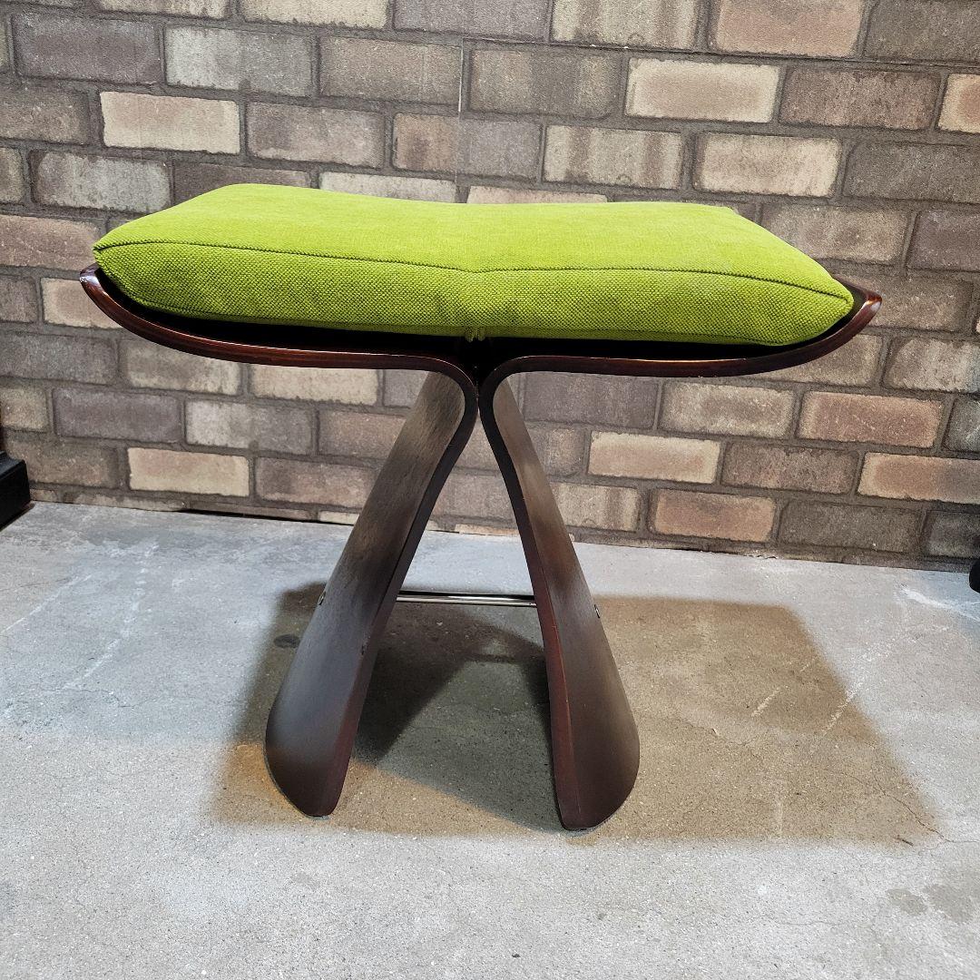 クッション付き　バタフライスツール/柳宗理/ローズウッド