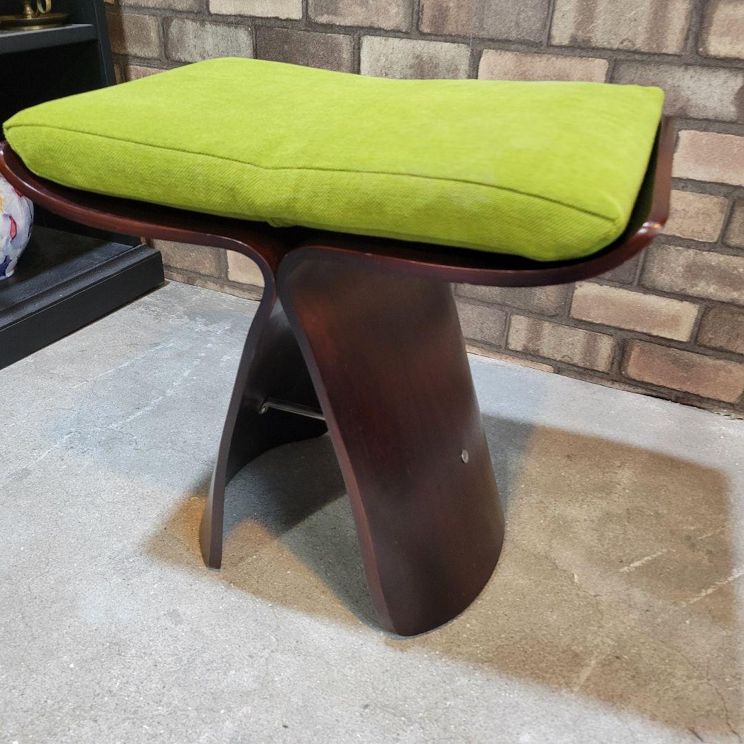クッション付き　バタフライスツール/柳宗理/ローズウッド