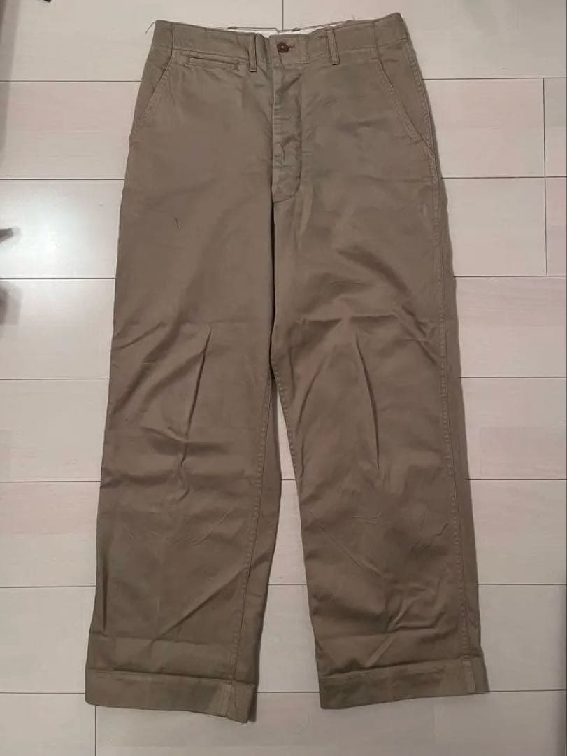 R*様 50s U.S.ARMY 45KHAKI アメリカ軍 チノパン 45チノ