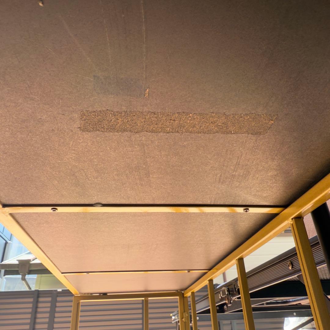 メ*リ様 コンソールテーブル　ゴールド　金　& ミラー作業台