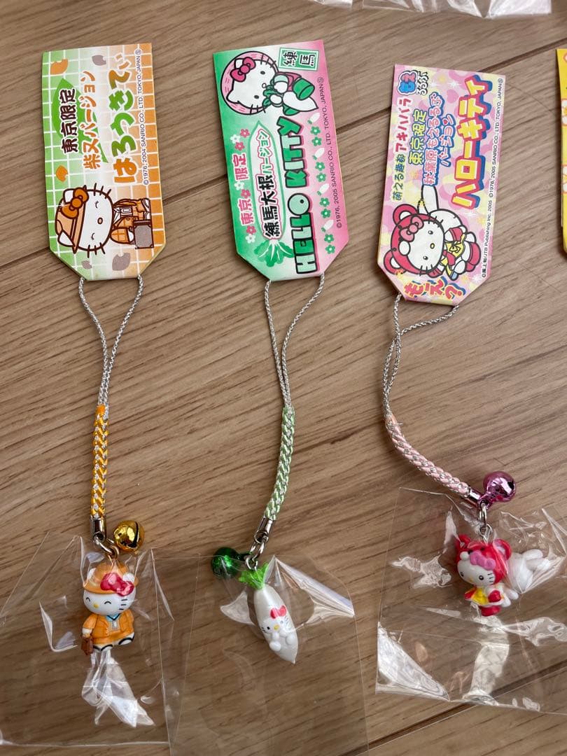 【レア】ご当地キティ　根付け　東京関東限定版キーホルダストラップ14点　まとめ売