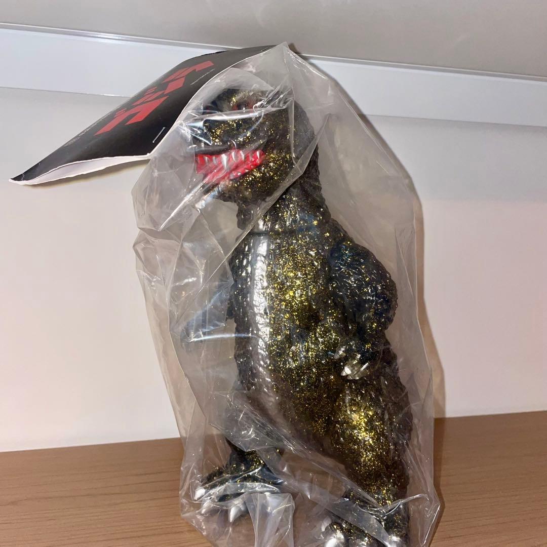 ラス1 安楽安作 ゴジラ 1954 シークレット ソフビ ラメ メディコムトイ