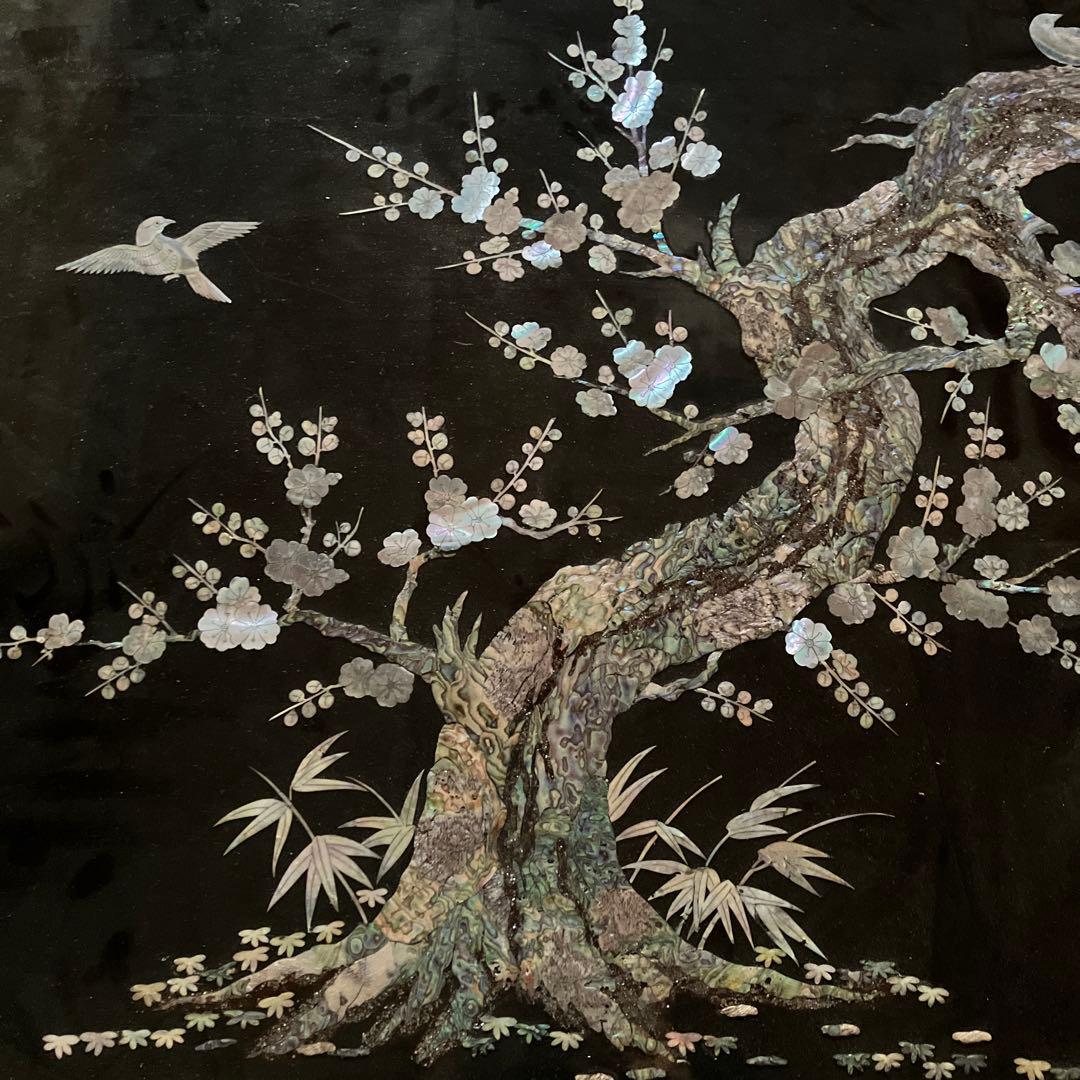 【TIさん専用です】螺鈿　テーブル　和風座卓 貝殻装飾