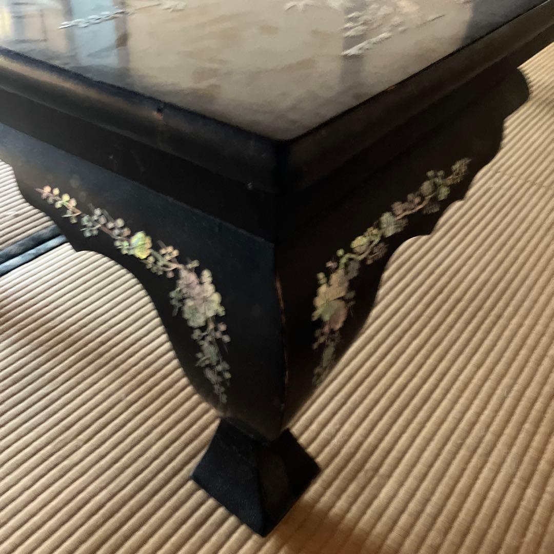 【TIさん専用です】螺鈿　テーブル　和風座卓 貝殻装飾