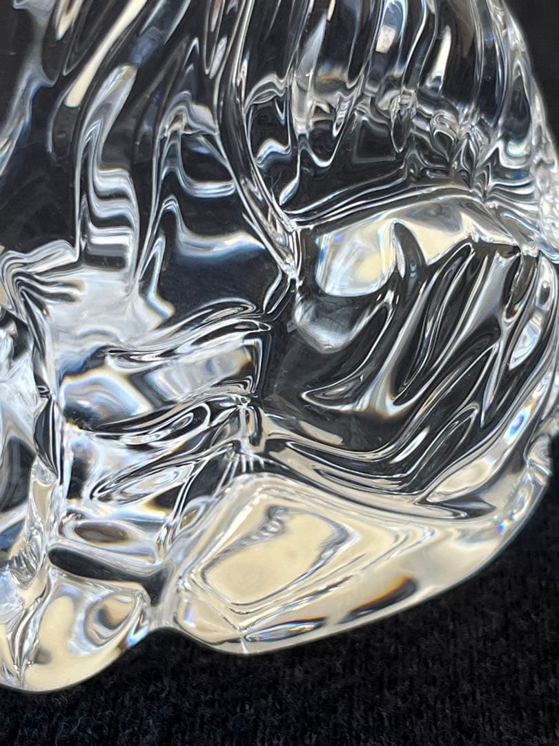 【美品】バカラ　baccarat 干支　虎　置物　ガラス　クリスタル