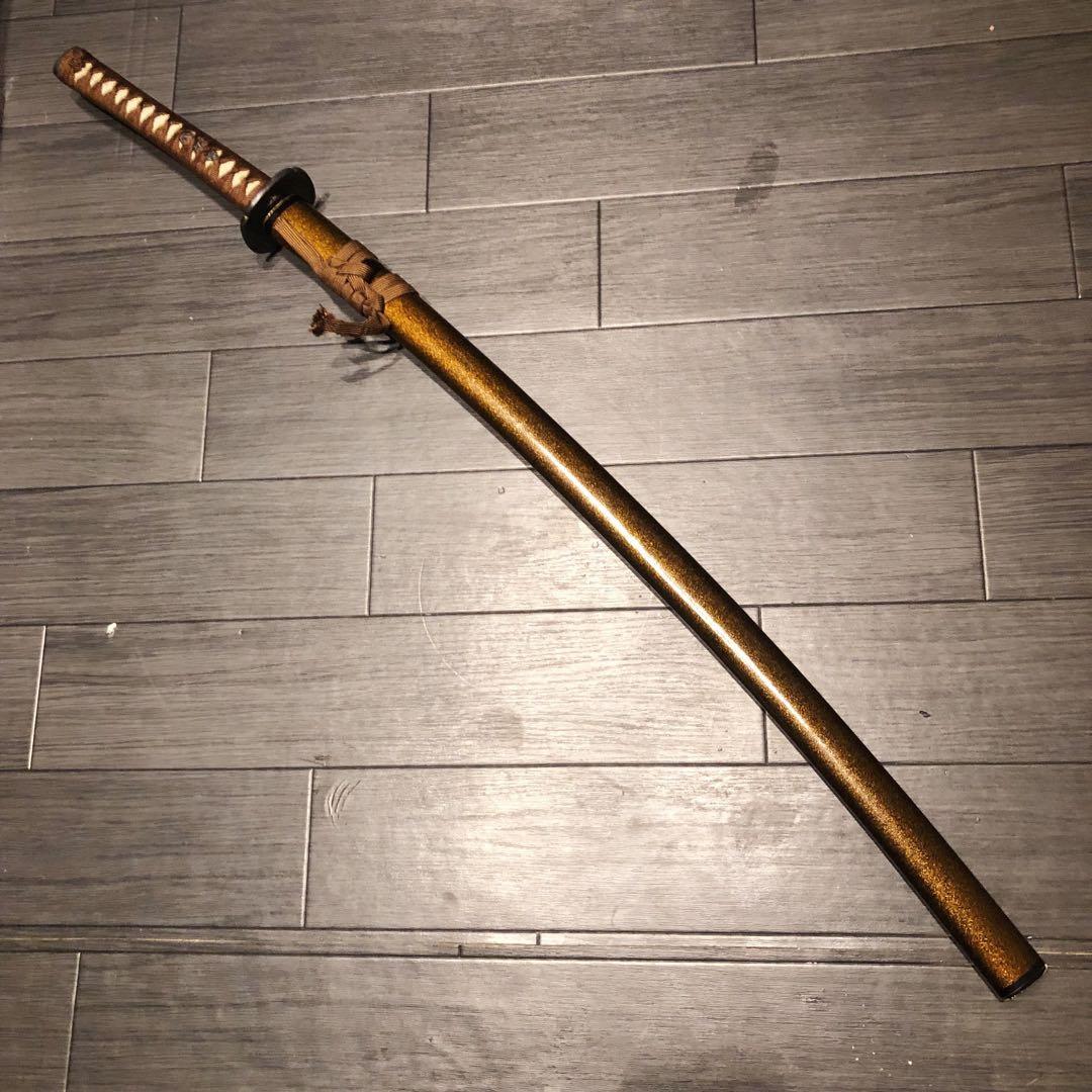 高級模造刀　亜合金刀身　居合刀　茶拵え