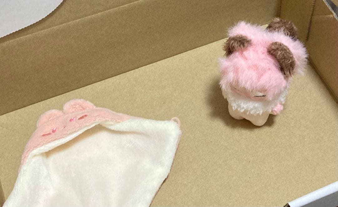 自作ぬいぐるみ・ピンクの猫