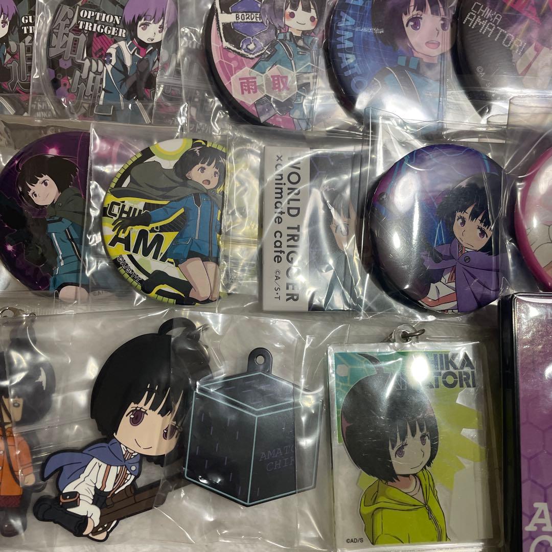 ワールドトリガー ワートリ　雨取千佳　缶バッジ　キーホルダー　まとめ