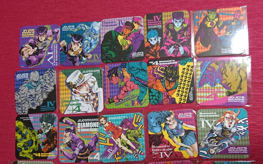 32枚 ジョジョの奇妙な冒険 4部 アートコースター 東方仗助 空条承太郎