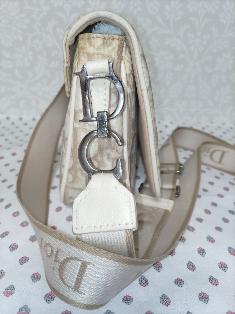 希少 ディオール ☆トロッター☆フラワー刺繍 ☆ショルダーバッグ