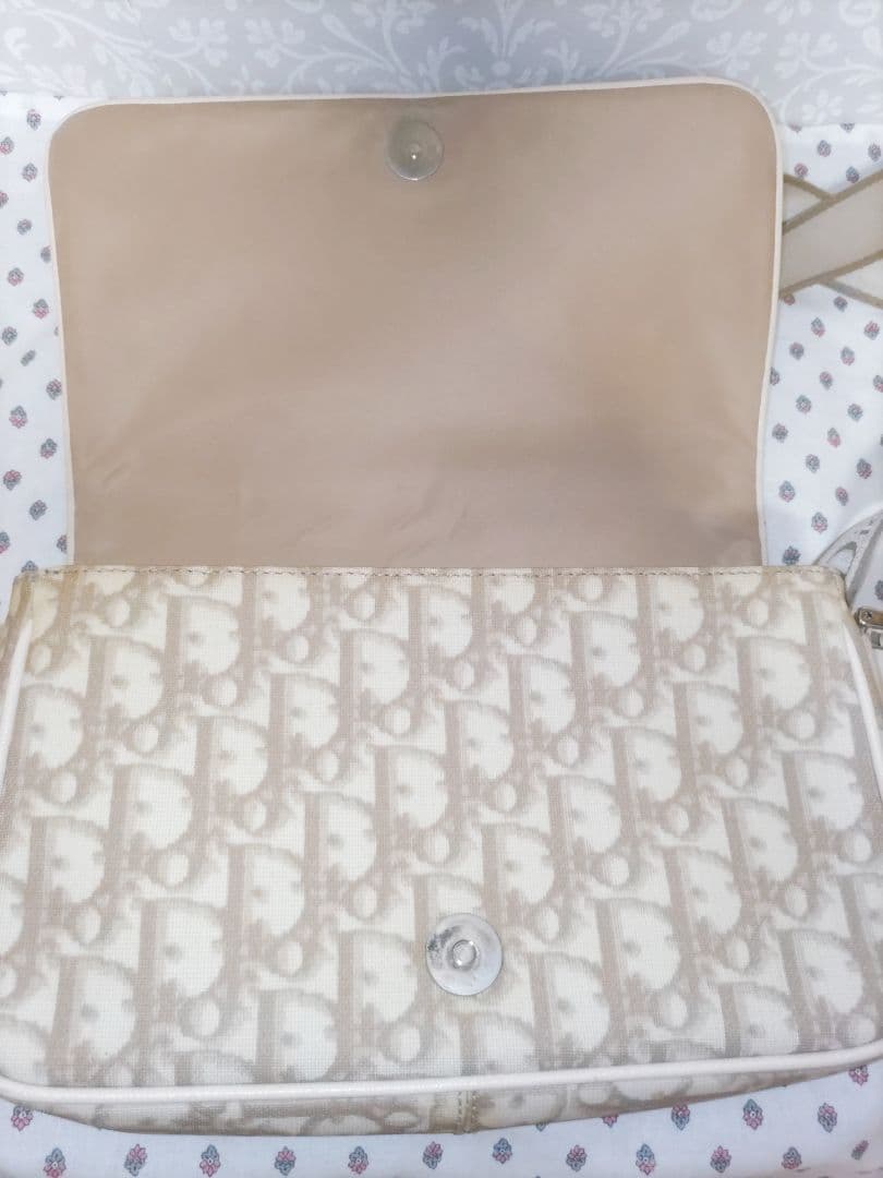 希少 ディオール ☆トロッター☆フラワー刺繍 ☆ショルダーバッグ