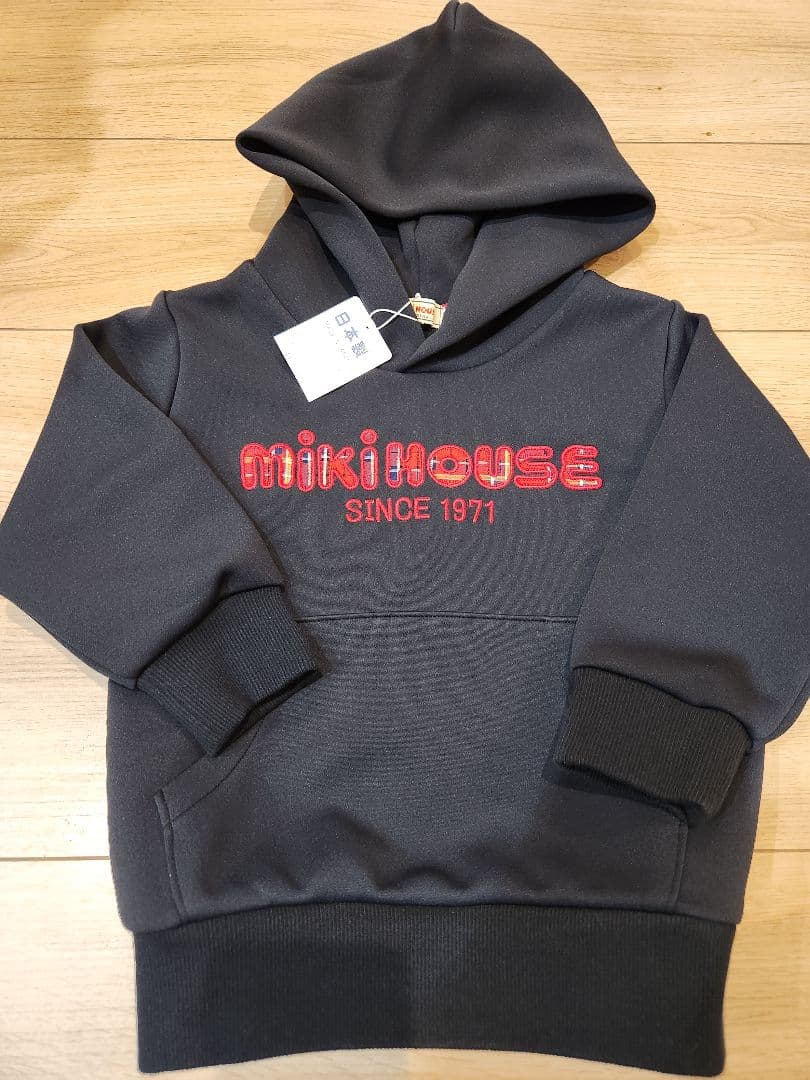 mikihouse フード付きパーカー
