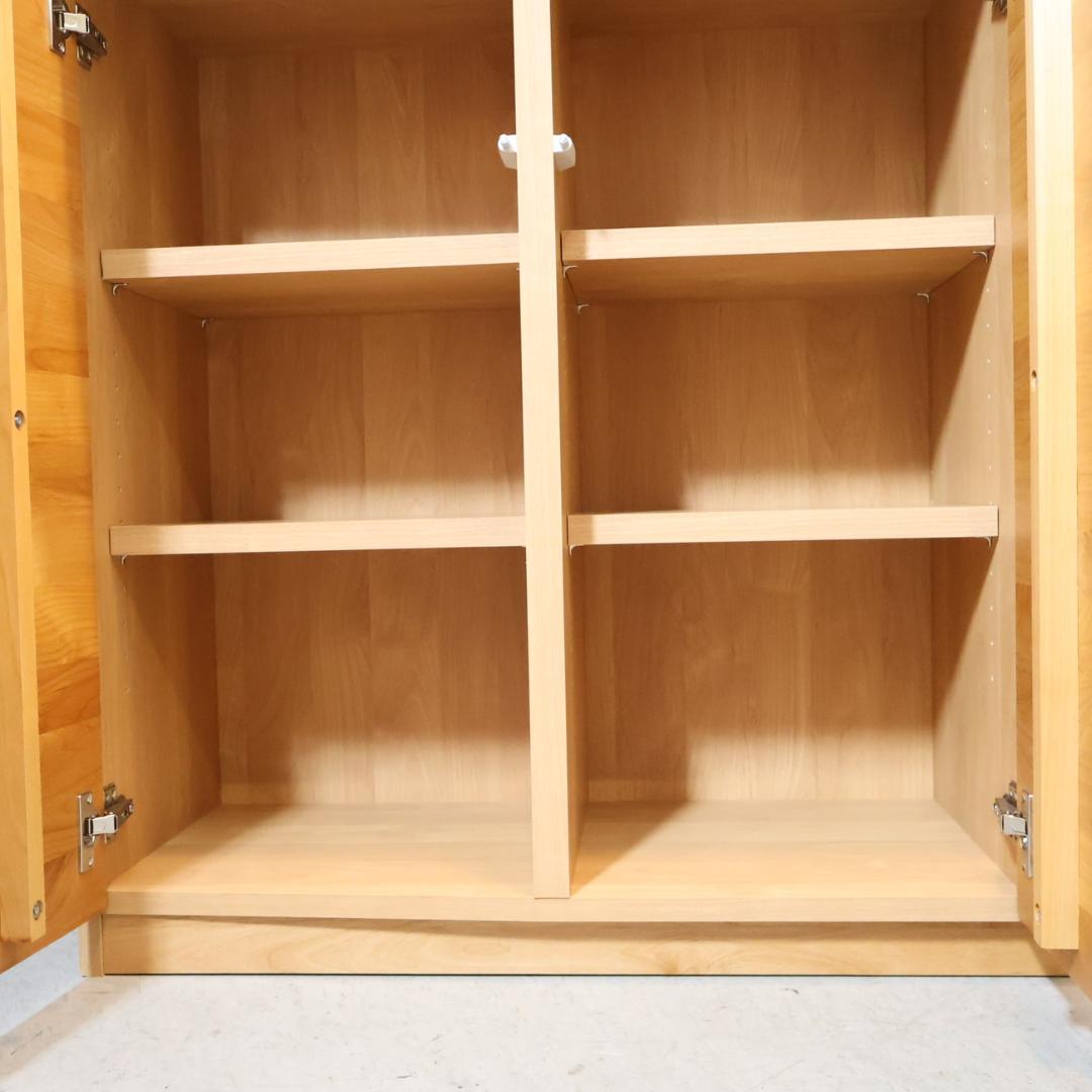 HOTTA WODDY アールデザイン ブックシェルフ アルダー材 キャビネット