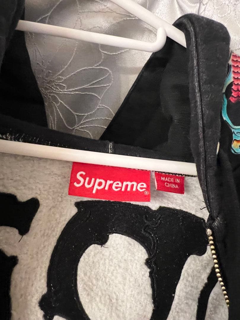 希少 Supreme Skulls Zip Up Hooded ジップ　パーカー