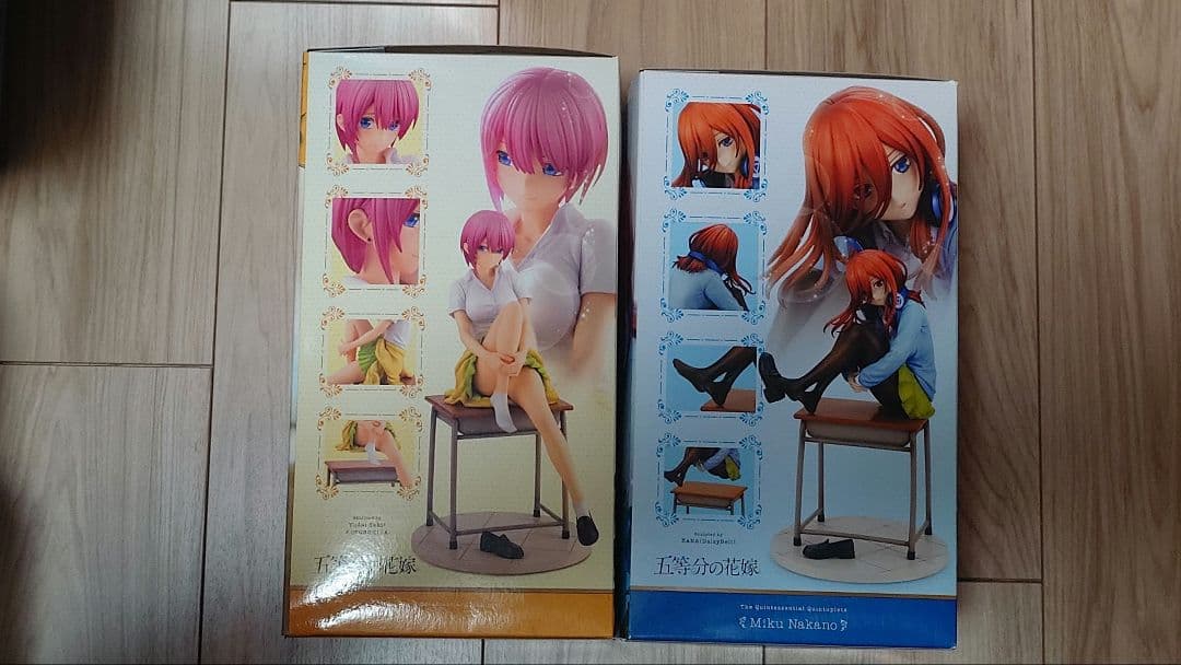 五等分の花嫁 フィギュアセット 中野一花　中野三玖
