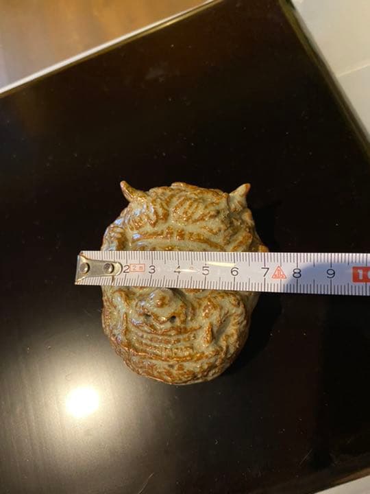 茶道具　鬼と福の香合　k