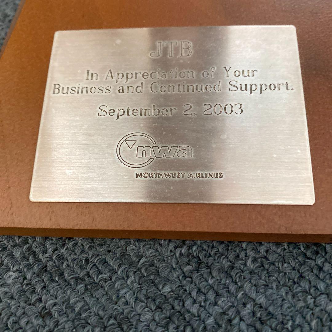 ボーイング747 1/100 模型　ノースウェスト スーパージャンボ　非売品