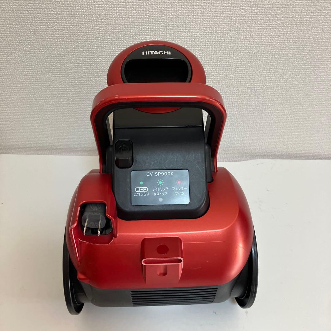 日立掃除機　パワかるサイクロン　赤　本体　ダストボックス　CV-SP900K
