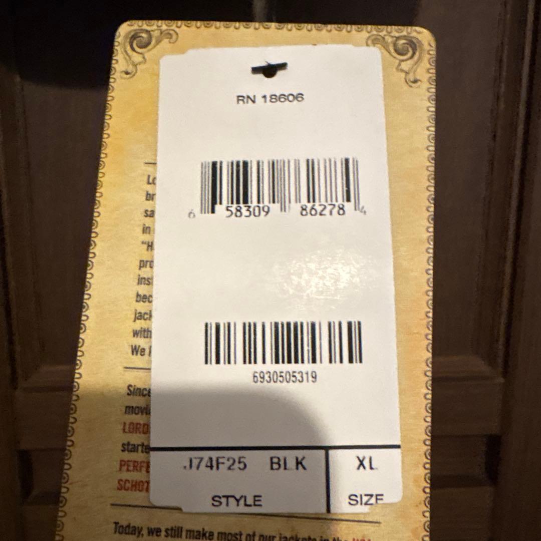 【新品】Schott Leather Racer Jacket XL