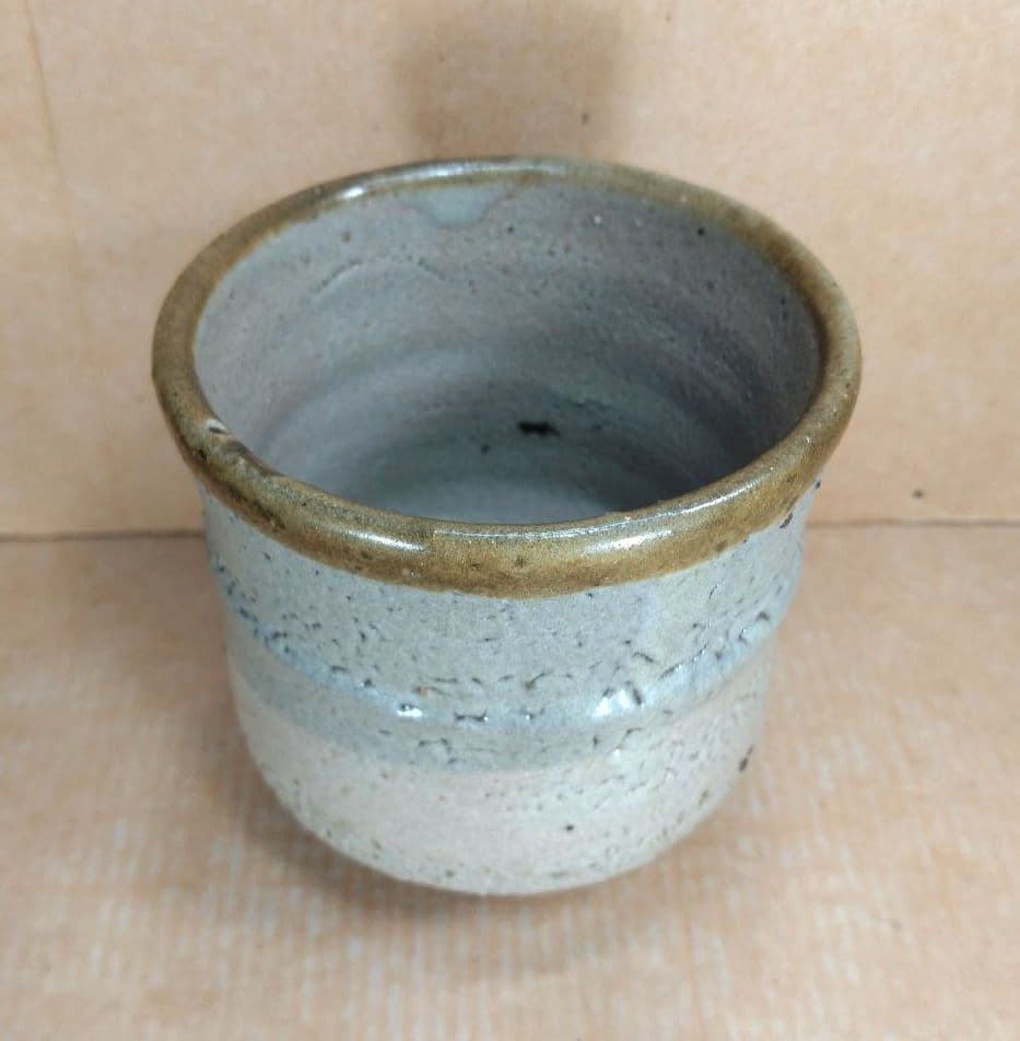 【本物保証】濱田庄司(浜田庄司) 湯呑 栞 共箱 美品 人間国宝 益子焼 民藝