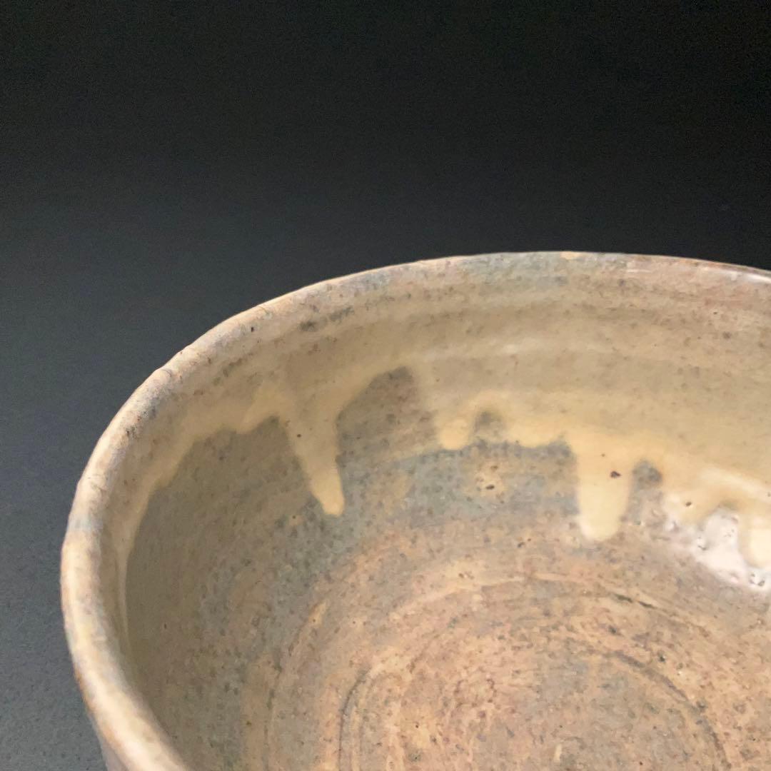 抹茶碗　14代坂倉新兵衛　萩茶碗　共箱　R1270ダN3