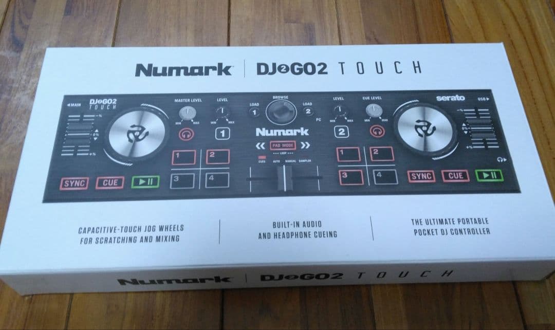 Numark DJ2GO2 TOUCH ポータブルDJコントローラー